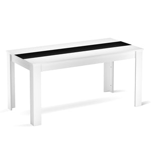 Esstisch ACCENT mit Wendeplatte 160 x 90 cm weiss