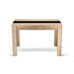 Esstisch ACCENT mit Wendeplatte 120 x 80 cm braun
