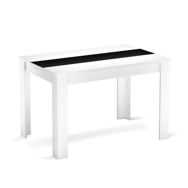Esstisch ACCENT mit Wendeplatte 120 x 80 cm weiss