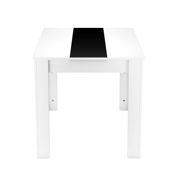 Esstisch ACCENT mit Wendeplatte 120 x 80 cm weiss