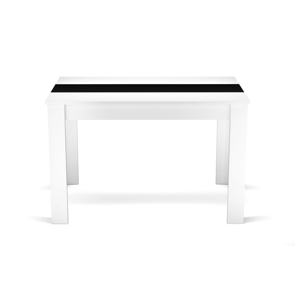 Esstisch ACCENT mit Wendeplatte 120 x 80 cm weiss