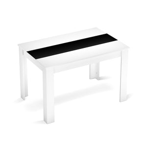 Esstisch ACCENT mit Wendeplatte 120 x 80 cm weiss