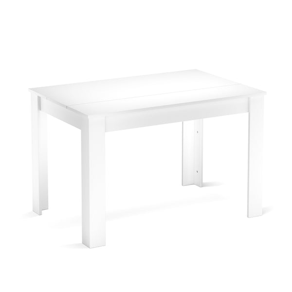 Esstisch ACCENT mit Wendeplatte 120 x 80 cm weiss