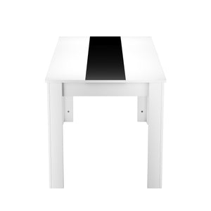Esstisch ACCENT mit Wendeplatte 160 x 90 cm weiss