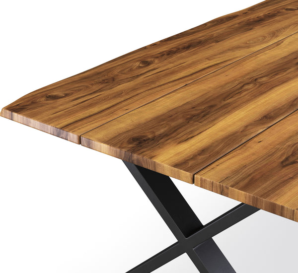 Esstisch Holz ACACIA X-Fuss 160 x 90 cm