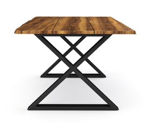 Esstisch Holz ACACIA X-Fuss 160 x 90 cm