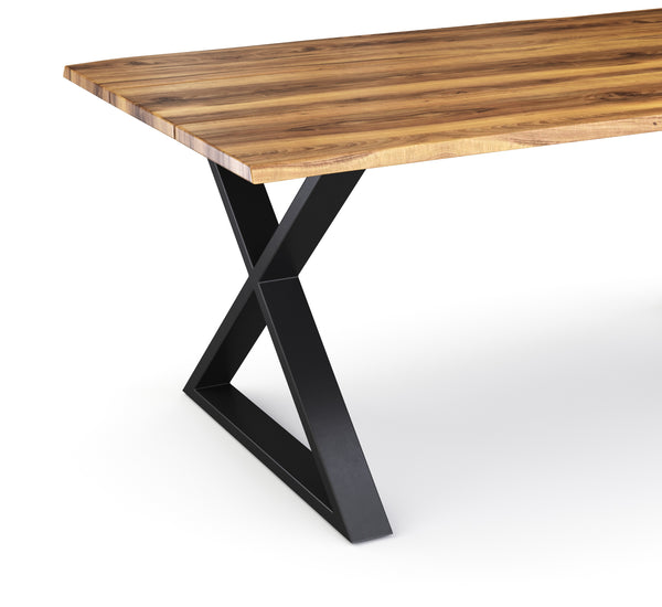 Esstisch Holz ACACIA X-Fuss 160 x 90 cm