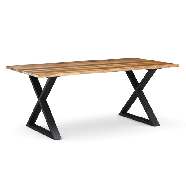 Esstisch Holz ACACIA X-Fuss 160 x 90 cm