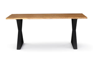 Esstisch Holz ACACIA X-Fuss 160 x 90 cm