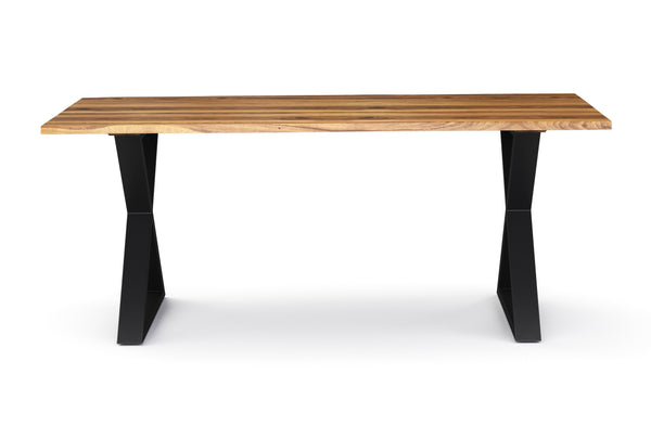 Esstisch Holz ACACIA X-Fuss 160 x 90 cm