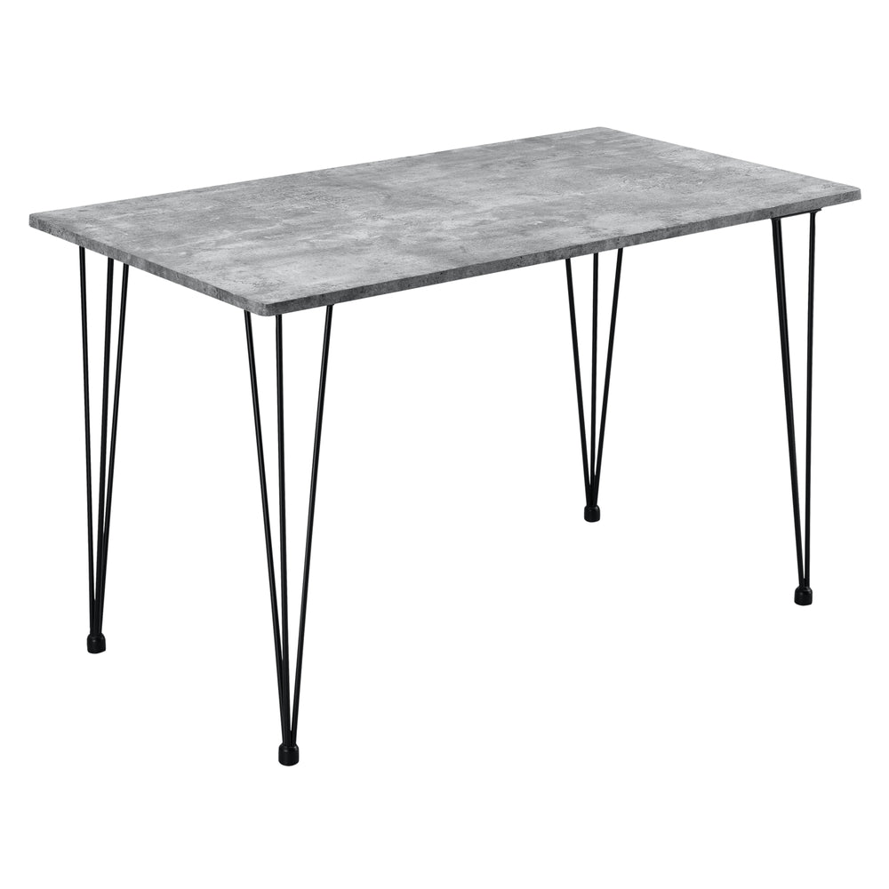 Table de salle à manger Kiel 120x70cm aspect béton