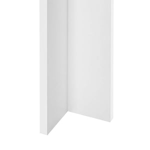 Esstisch Algermissen 80x80x76 cm für 4 Personen Dunkelgrau/Weiss