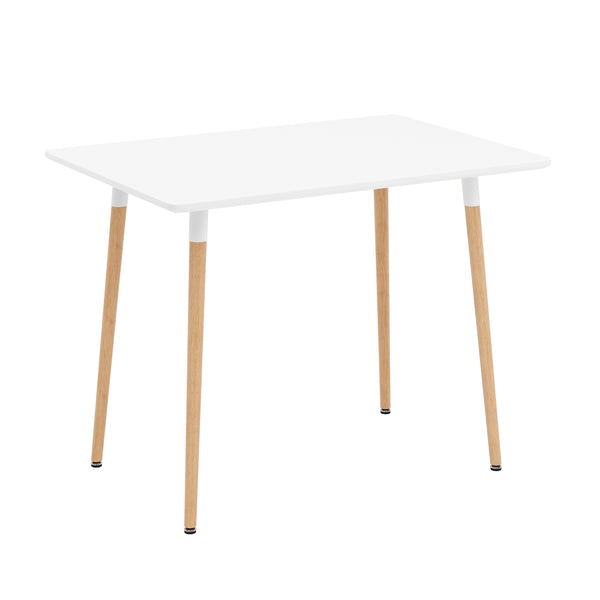 Esstisch GRELIA 100 x 70 cm weiss/natur