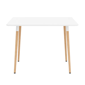 Esstisch GRELIA 100 x 70 cm weiss/natur