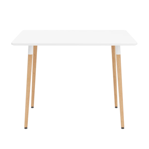 Esstisch GRELIA 100 x 70 cm weiss/natur
