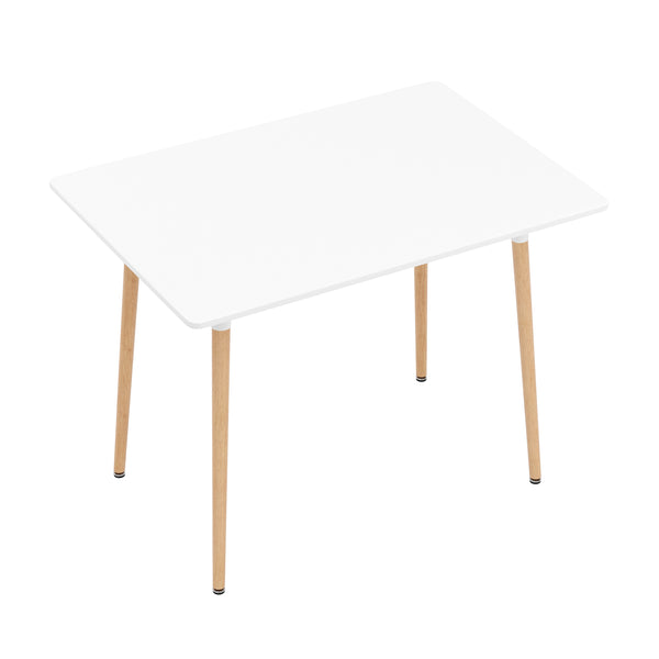 Esstisch GRELIA 100 x 70 cm weiss/natur