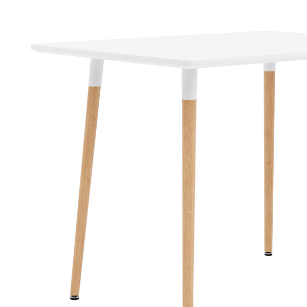 Esstisch GRELIA 100 x 70 cm weiss/natur