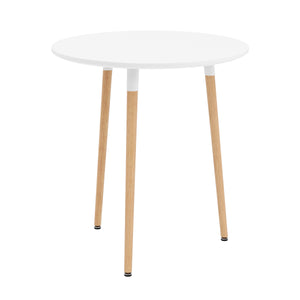 Esstisch GRELIA rund 60 cm weiss/natur