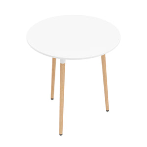 Esstisch GRELIA rund 60 cm weiss/natur