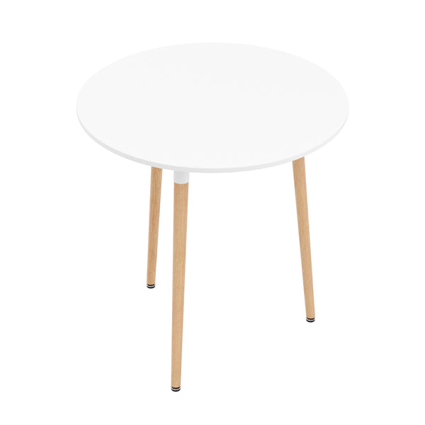 Esstisch GRELIA rund 60 cm weiss/natur