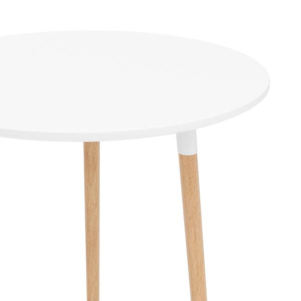 Esstisch GRELIA rund 60 cm weiss/natur
