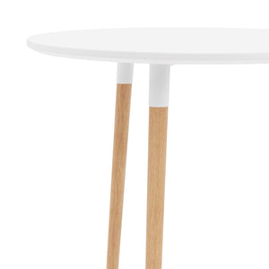 Esstisch GRELIA rund 60 cm weiss/natur