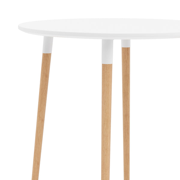 Esstisch GRELIA rund 80 cm weiss/natur