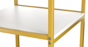 Esstisch GUSTAW rund 120 cm weiss/gold