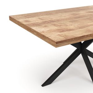 Esstisch Massivholz INDIRA 160 x 90 cm