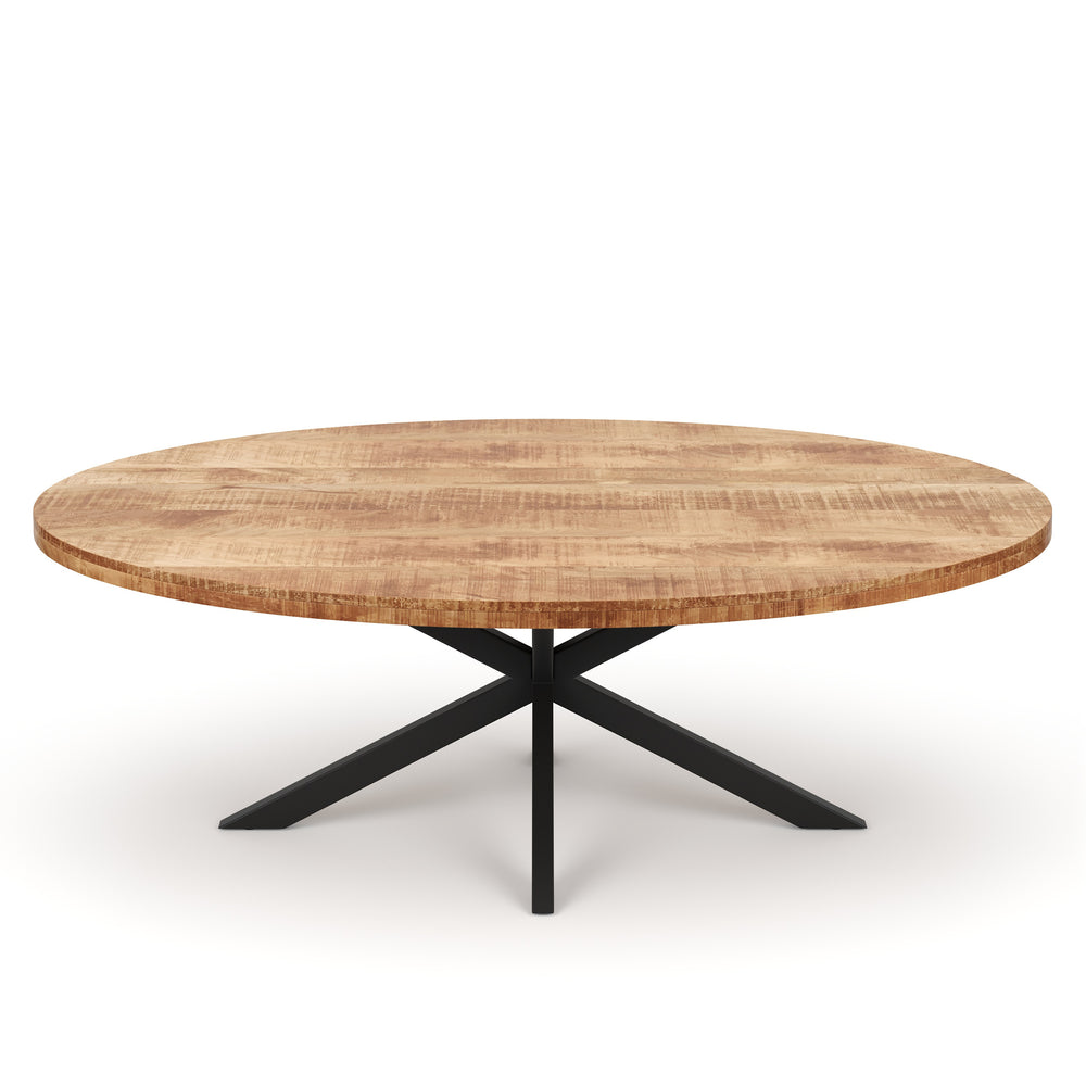 Table de salle à manger en bois massif MAYLA 200 x 100 cm