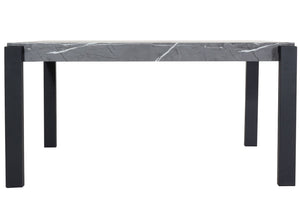 Esstisch JAM-L53 Industrial 140x80cm Marmor-Optik grau