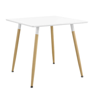 Esstisch Hessen 80x80x74 cm Weiss Matt