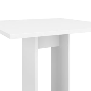 Esstisch TROJAN 65 x 65 cm weiss