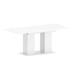 Esstisch ausziehbar ALBIN 140/180 x 90 cm weiss