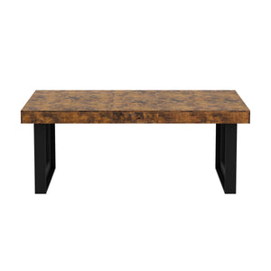 Esstisch ausziehbar CHELSEA 160/200 x 90 cm braun/schwarz