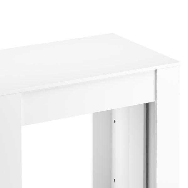 Esstisch ausziehbar DIRK 51/237 x 90 cm weiss