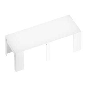 Esstisch ausziehbar DIRK 51/237 x 90 cm weiss