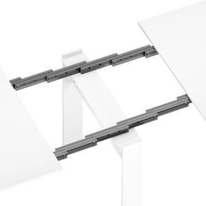 Esstisch ausziehbar DIRK 51/237 x 90 cm weiss