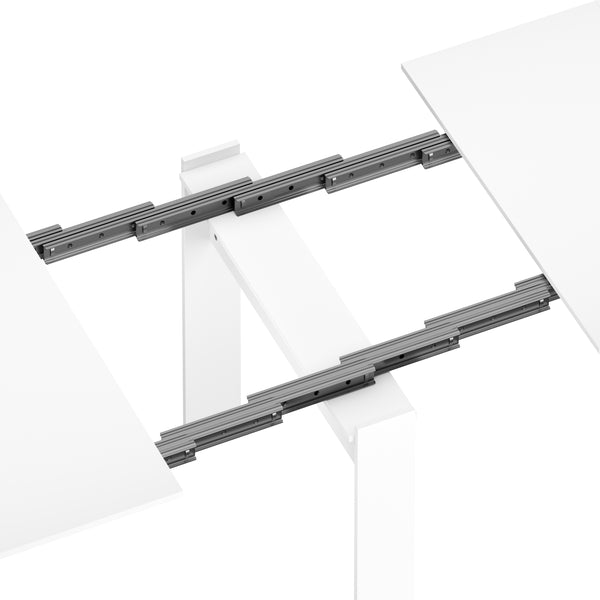 Esstisch ausziehbar DIRK 51/237 x 90 cm weiss