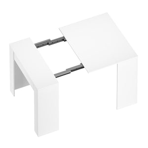 Esstisch ausziehbar DIRK 58/140 x 90 cm weiss
