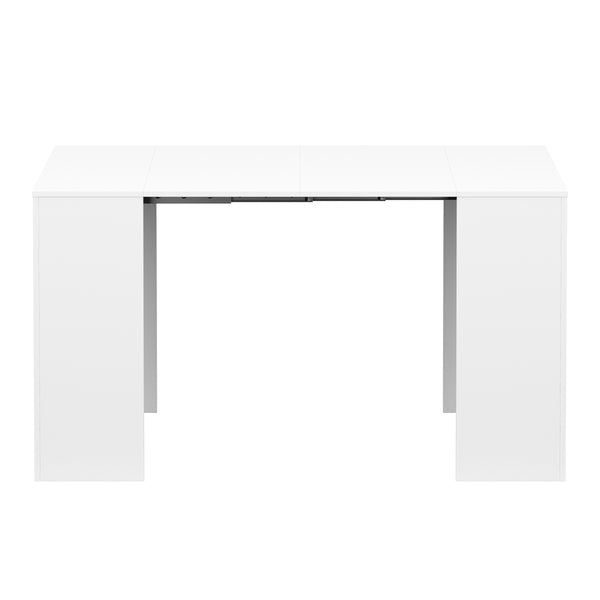 Esstisch ausziehbar DIRK 58/140 x 90 cm weiss