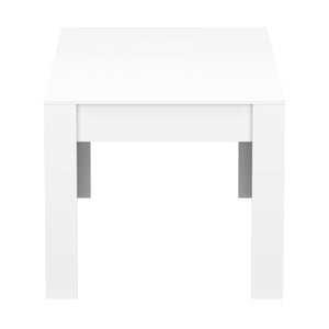 Esstisch ausziehbar DIRK 58/140 x 90 cm weiss