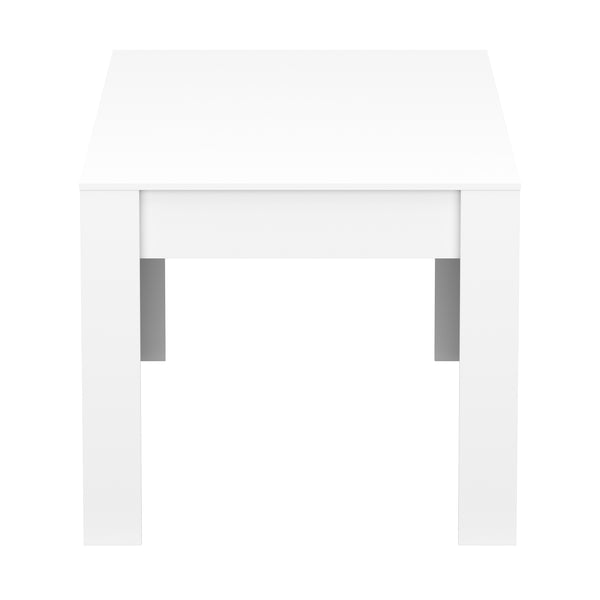 Esstisch ausziehbar DIRK 58/140 x 90 cm weiss