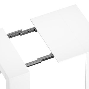 Esstisch ausziehbar DIRK 58/140 x 90 cm weiss