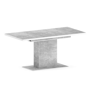 Esstisch ausziehbar DUSK 120/160 x 80 cm grau