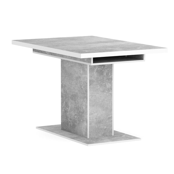 Esstisch ausziehbar DUSK 120/160 x 80 cm grau