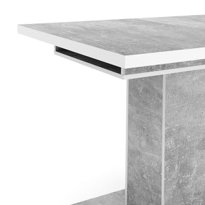 Esstisch ausziehbar DUSK 120/160 x 80 cm grau