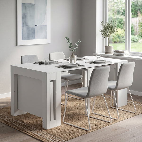 Esstisch ausziehbar GRAND 45/305 x 90 cm weiss