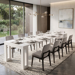 Esstisch ausziehbar GRAND 45/305 x 90 cm weiss