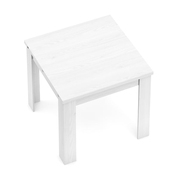 Esstisch ausziehbar NESTIVO 90/180 x 90 cm weiss